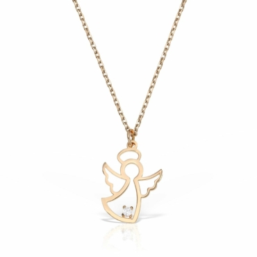 Colier ”Îngeraș” Aur  14K n-01