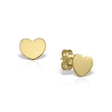 Cercei cu Inimioare Aur 14K CCC66