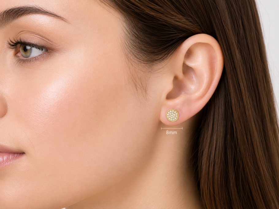 Cercei Aur 14K CCC75