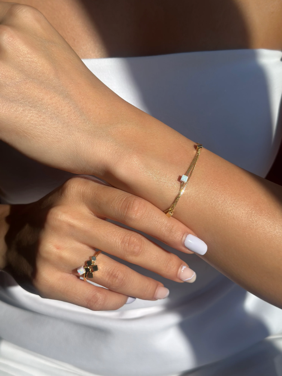 Bratara Aur Roz 14K GVXB0012