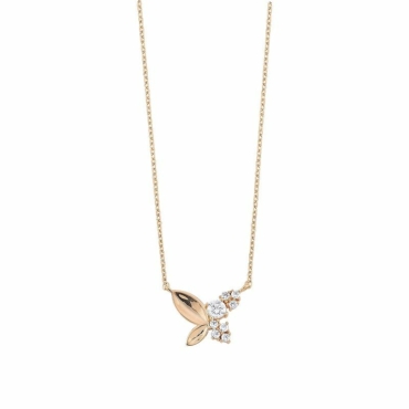 Colier Fluture Aur 14K PHX0003-P