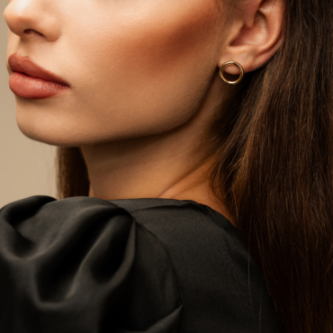 cercei aur 14k rhxe0018