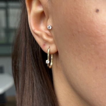 cercei aur 14k pxe0082