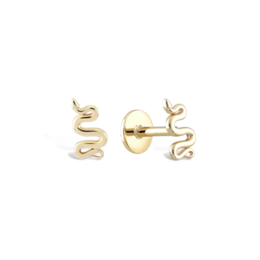 piercing ureche sarpe aur 14k pcxe0044 10