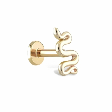 Piercing Ureche Sarpe Aur 14K PCXE0044-10