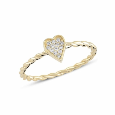 Inel Aur 14K Cu Inima PXR0176