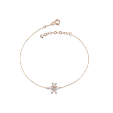 bratara fulg de nea aur 14k pxb0035