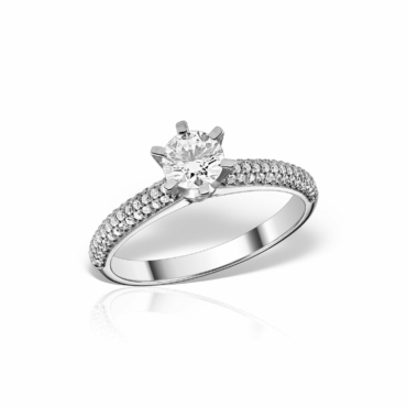 Inel Cu Diamant Aur 18K AYZ2936 0.50CT, 0.23CT