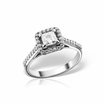 Inel Cu Diamant Aur 18K AYZ2975 0.52CT, 0.30CT