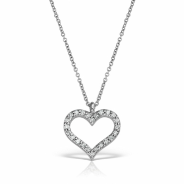 Colier Cu Diamante Aur 18K AKL3028 0.09CT