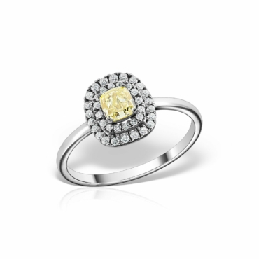 Inel Cu Diamant Aur 18K AYZ2586 0.41CT, 0.19CT