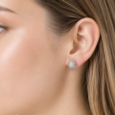cercei cu soare aur 14k e 43