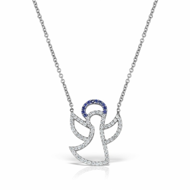 Colier Cu Diamante Aur 18K AKL0571 0.25CT, 0.08CT