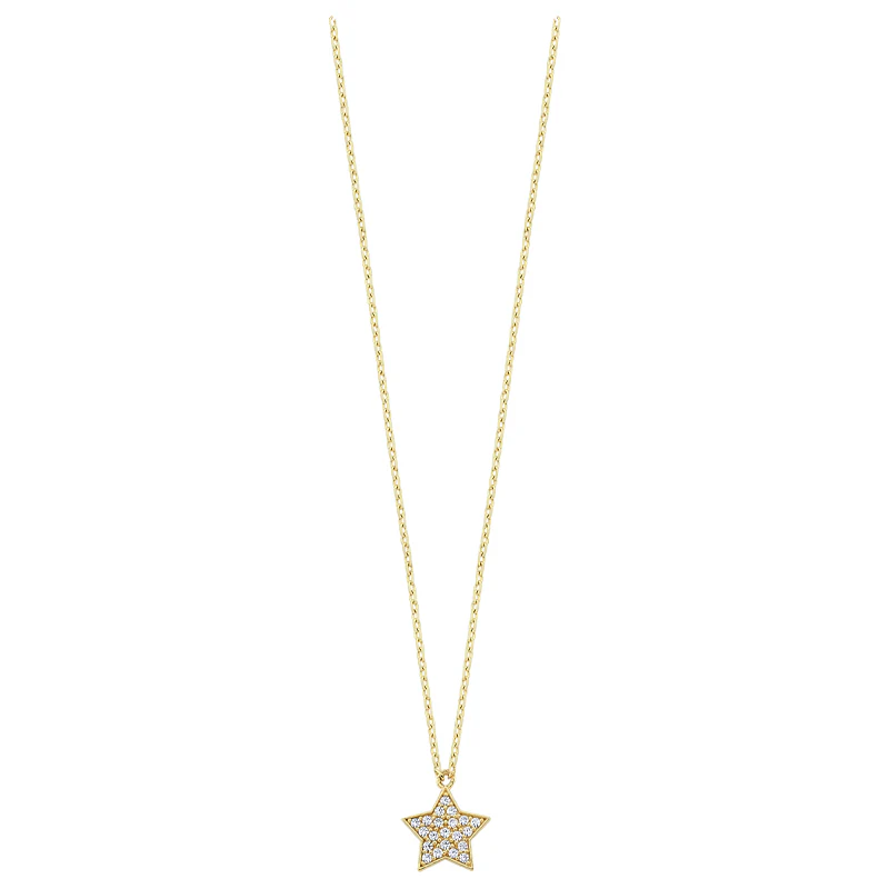 colier cu stea aur 14k phx0008 p