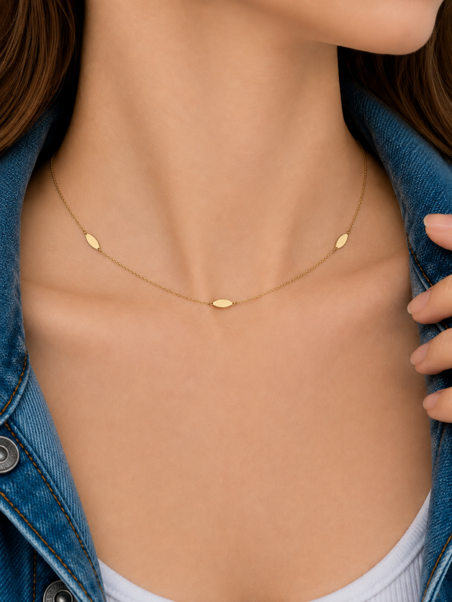 Colier Tip Choker Aur 14K NF54