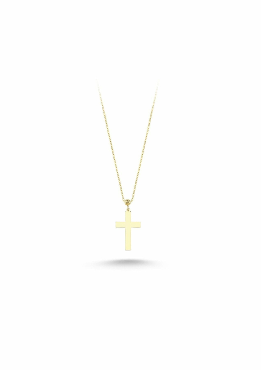 Colier Cu Cruciulita Aur 14K MVK-1-12