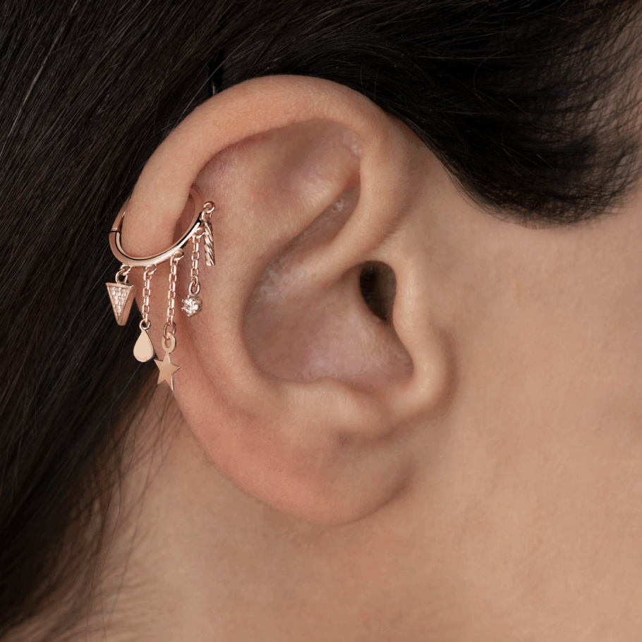 Piercing Ureche Aur 14K PCXE0217
