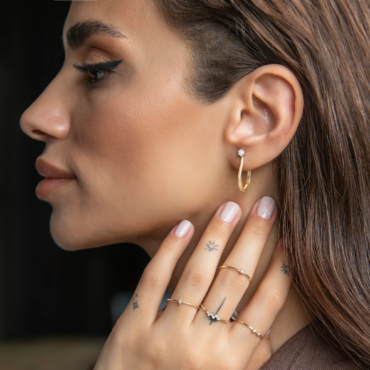 cercei aur 14k pxe0064