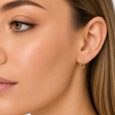 cercei cu inima aur 14k c 36 gl