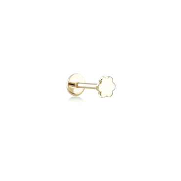 piercing ureche floricica aur 14k pcxe0357