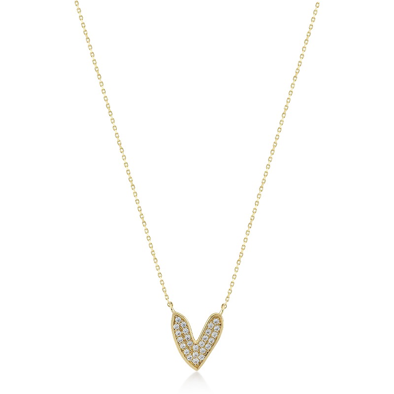 colier cu inima aur 14k pxp0033