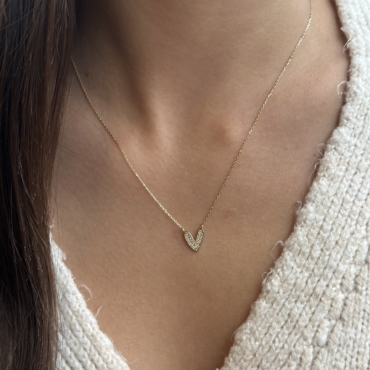 colier cu inima aur 14k pxp0033