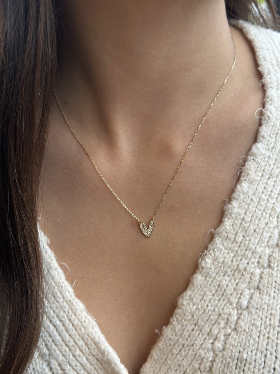 Colier Cu Inima Aur 14K PXP0033