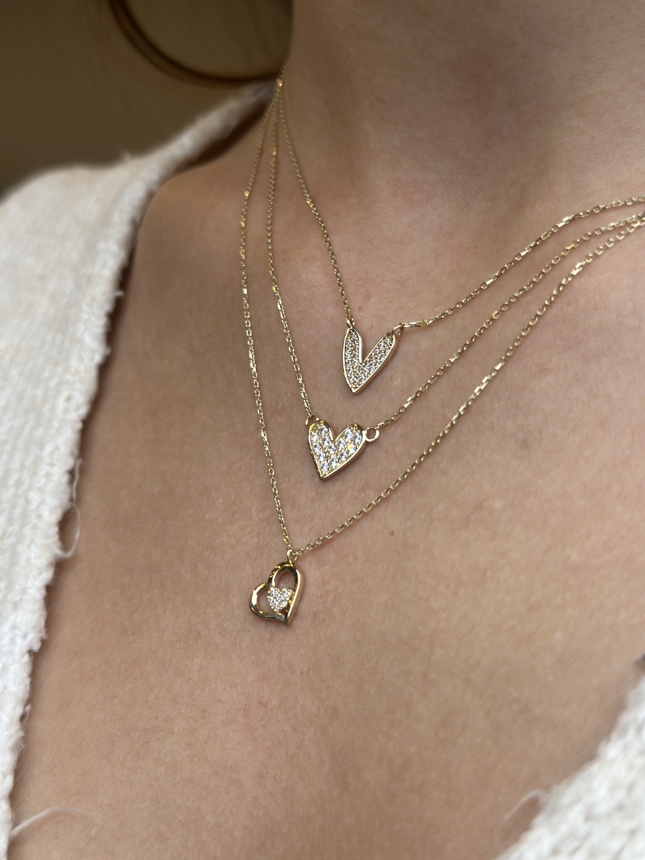 Colier Cu Inima Aur 14K PXP0033