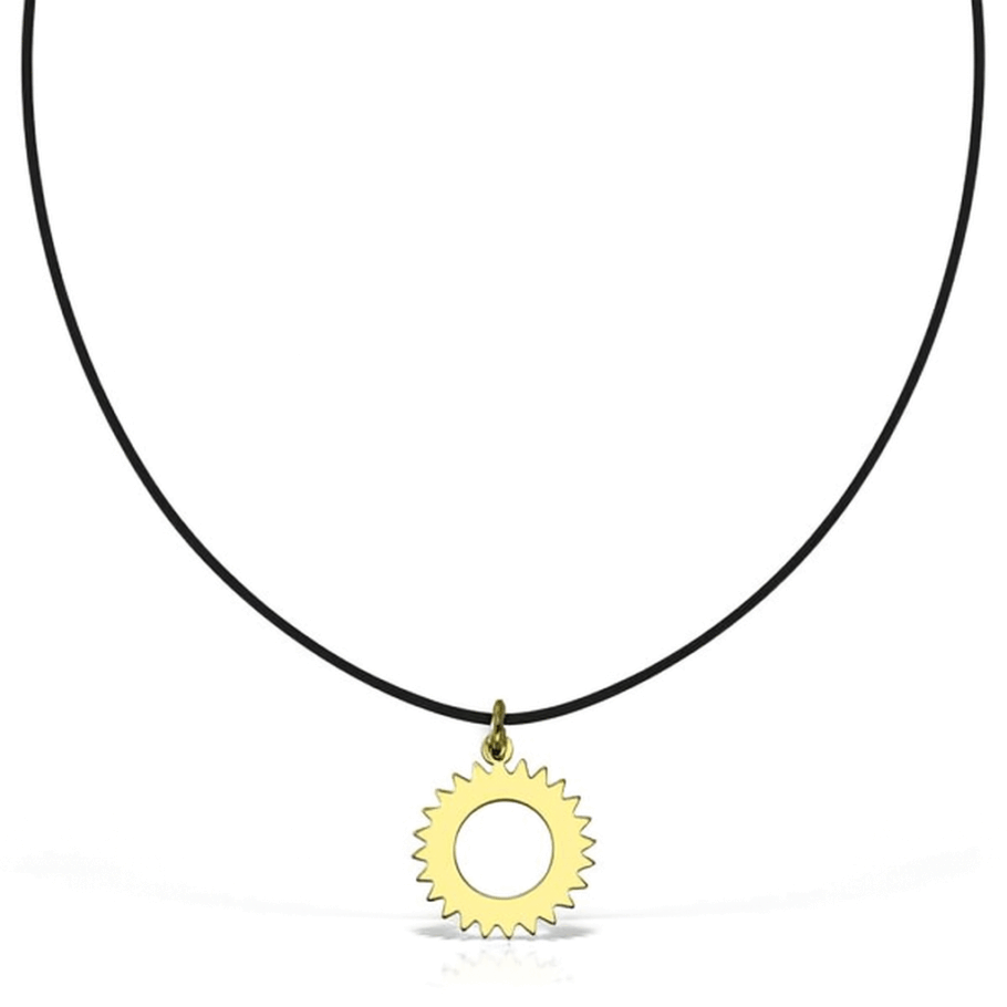 pandantiv soare pentru lant aur 14k pm 8