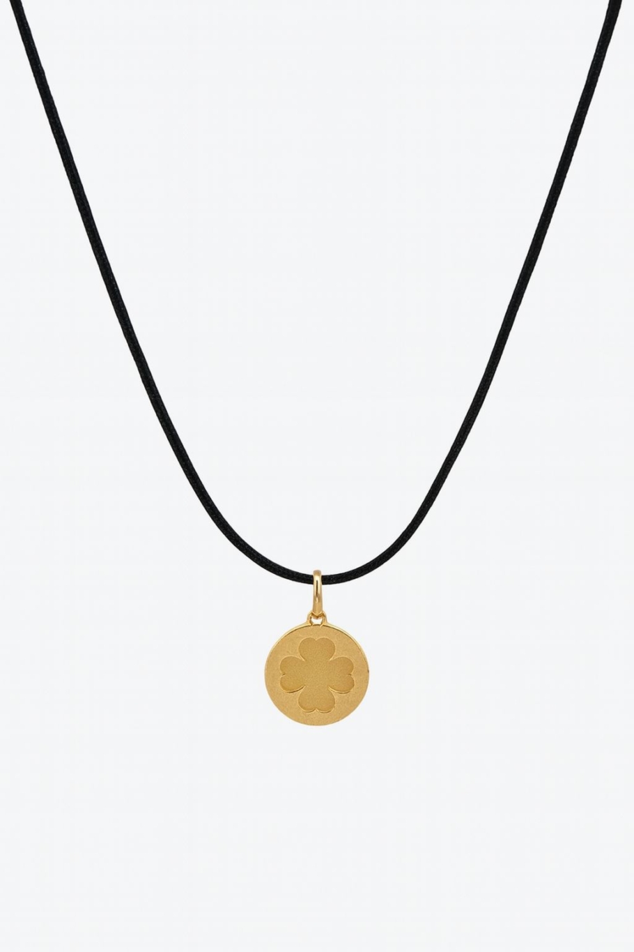 pandantiv trifoi pentru lant aur 14k pm 10