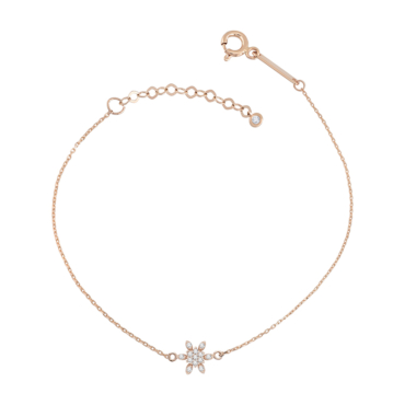 bratara cu floare aur 14k pxb0061