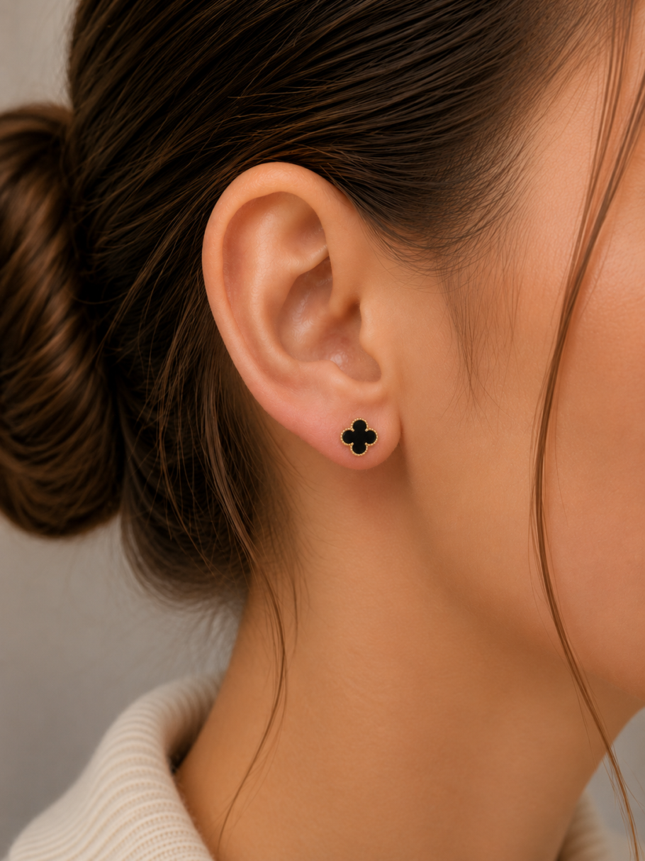 Cercei Trifoi Aur 14K C-78