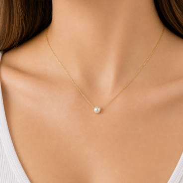 colier cu perla aur 14k n 37