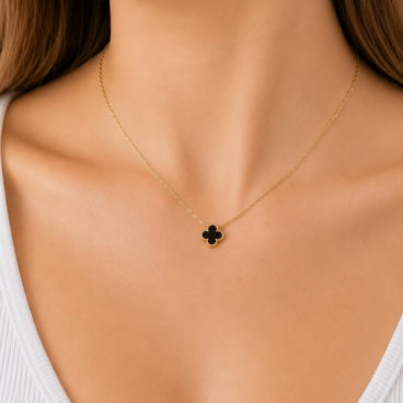 colier trifoi aur 14k nf91