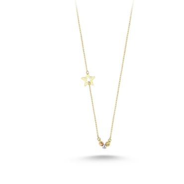 colier cu steluta aur 14k mvk 13 3