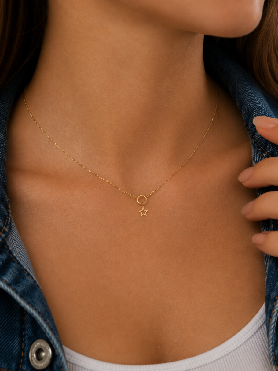 Colier Steluta Aur 14K MVK-2-6