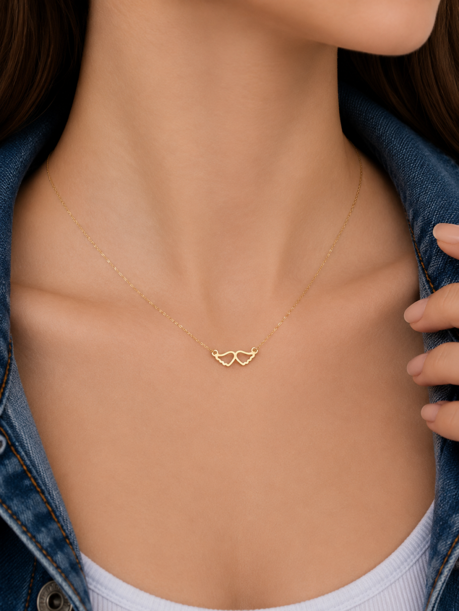 Colier Cu Aripi Aur 14K MVK-20-4