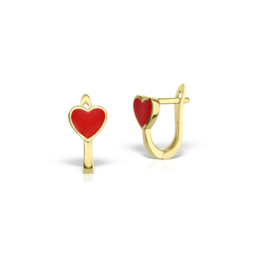 cercei inima aur 14k cpr60