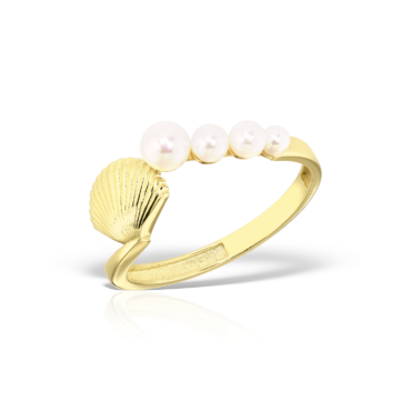 inel perle aur 14k i 48