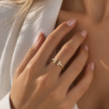 inel aur 14k i 49