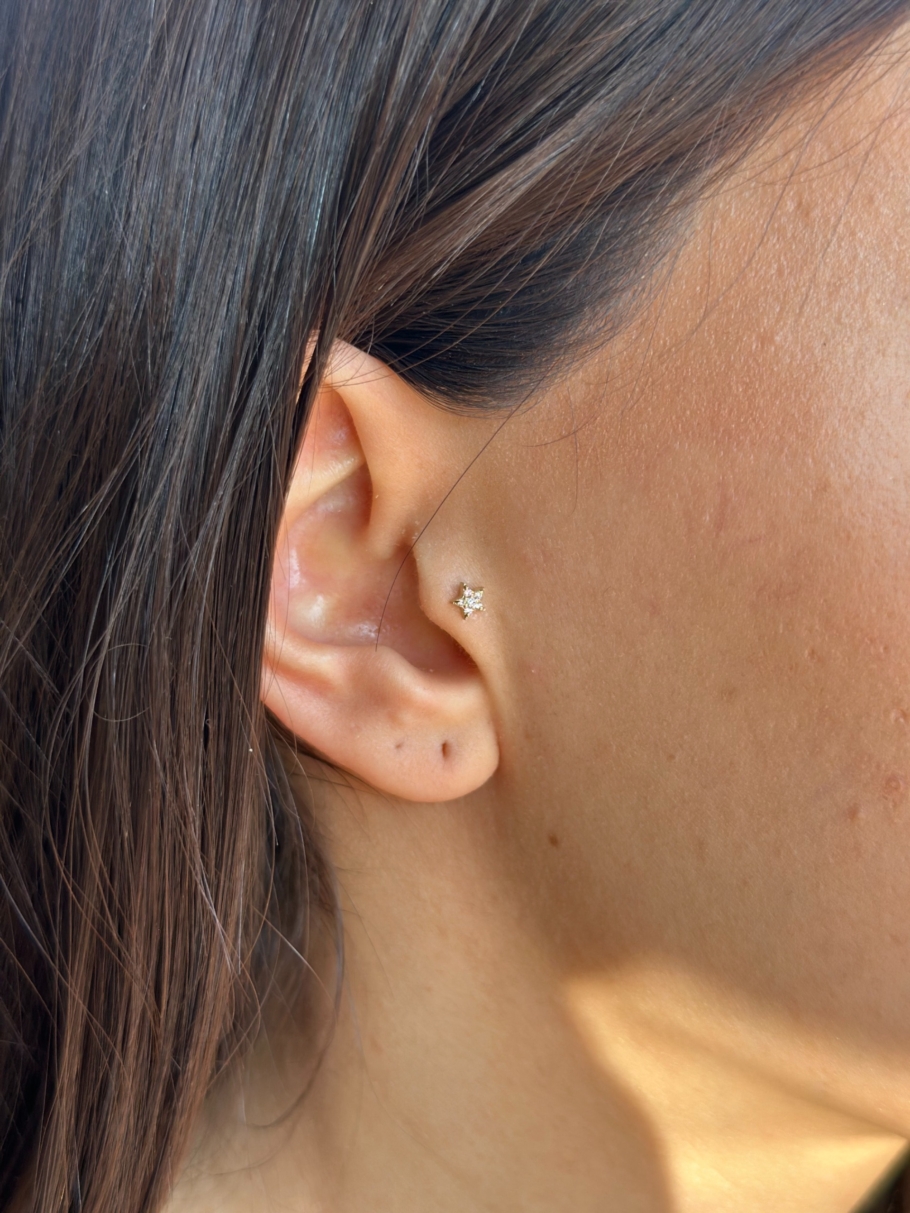 Piercing Aur 14K PCXE0091