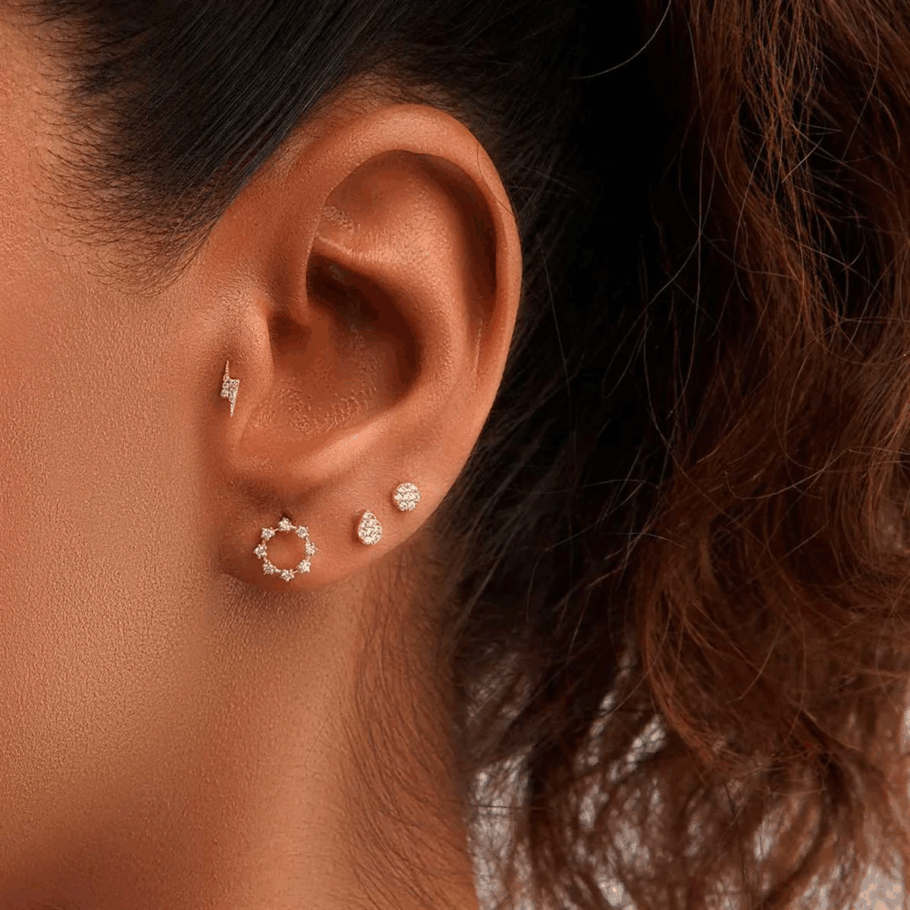 Piercing Aur 14K PCXE0117