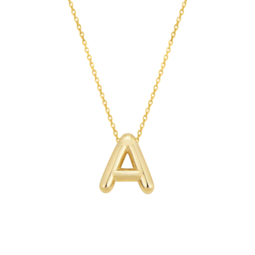 colier cu initiala aur 14k n 41