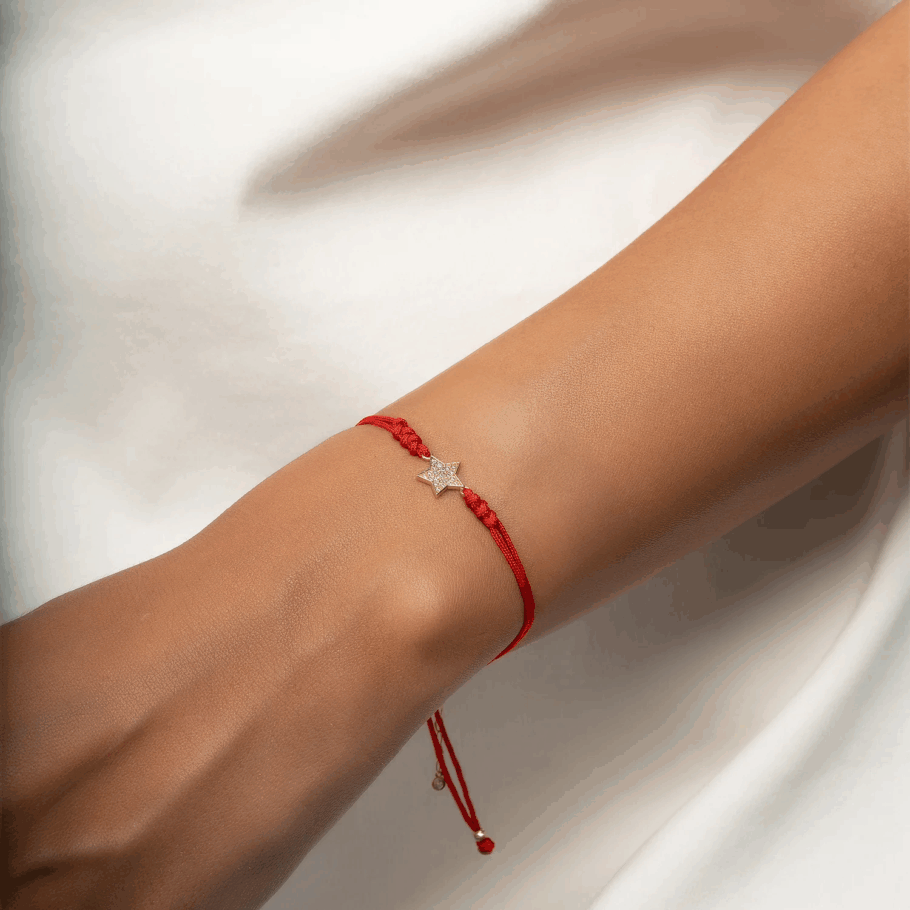 Bratara cu Snur si Stea Aur 14K PXB0180