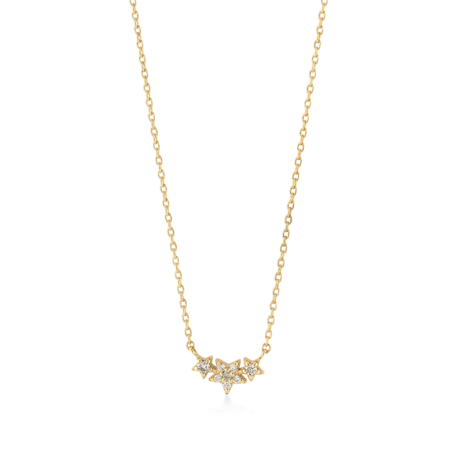colier cu stelute aur 14k pxp