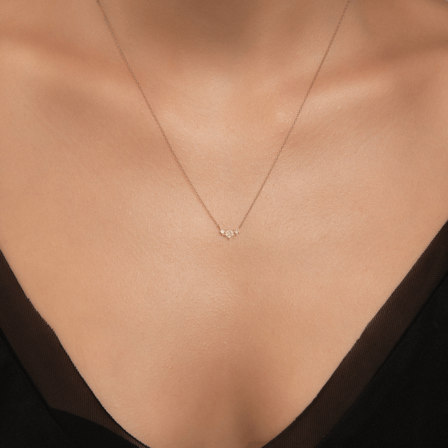 Colier Cu Stelute Aur 14K PXP0175