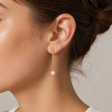 cercei perla aur 14k e 89