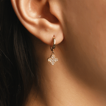 cercei aur 14k pxe0219