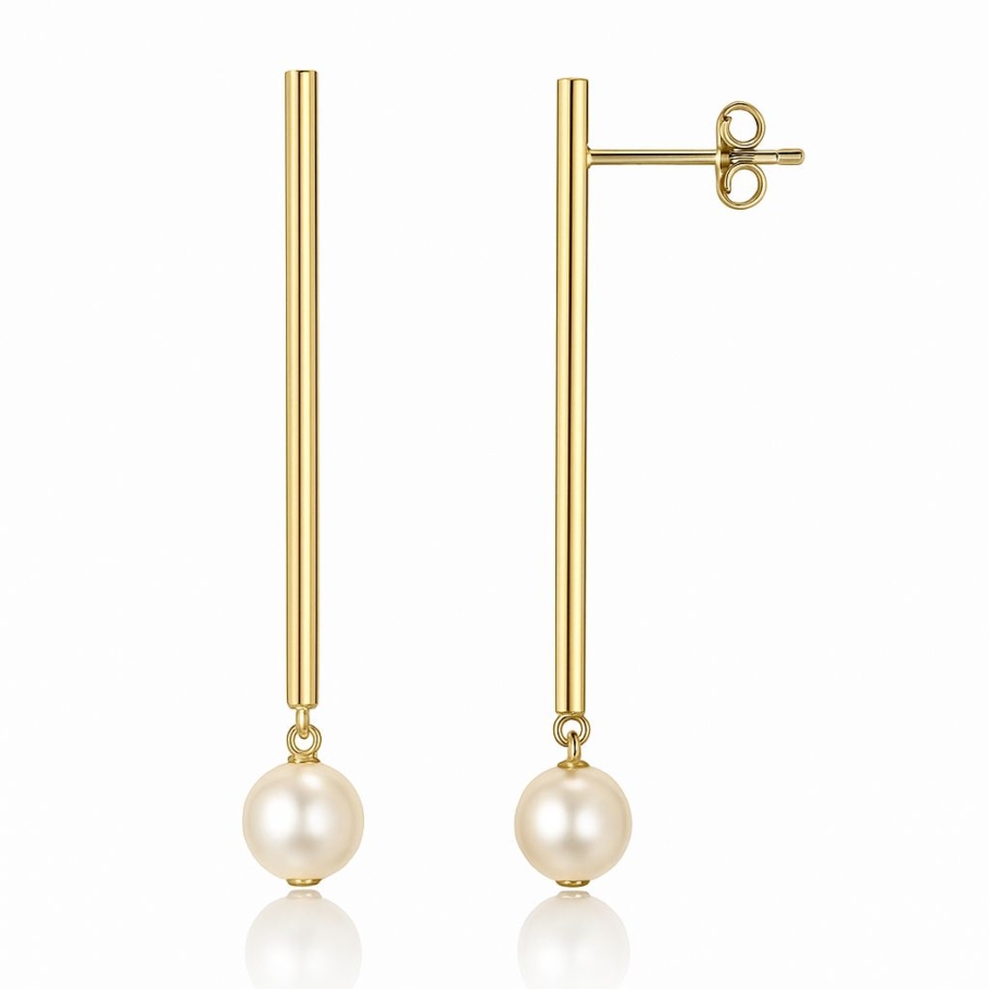 Cercei Perla Aur 14K E-89