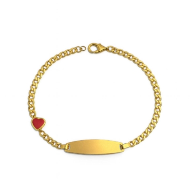 bratara inima copii aur 14k bc 31